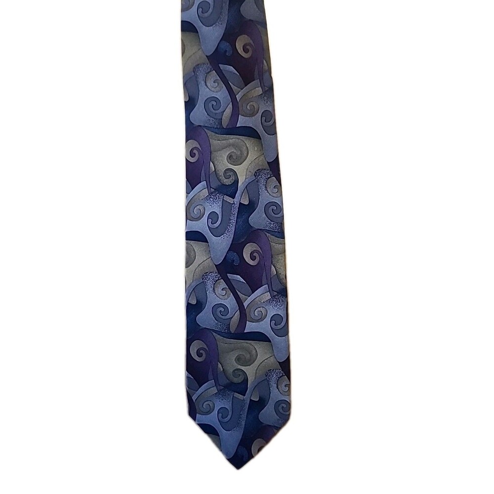 Vintage Gilda's Club Men's 100 % Silk Tie Xlong 62x3.75 In